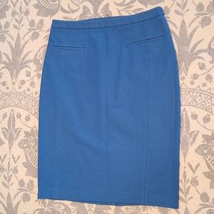 Banana Republic sky blue pencil skirt